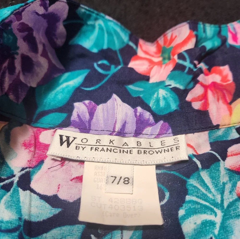 Vintage Floral Summer Set Small 90s Momcore